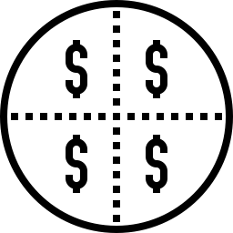 divide the money icon